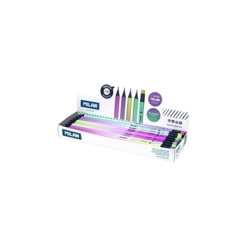 071622724-LAPIZ GRAFITO MILAN HB S.SUNSET C/24 precio por 1 unidades