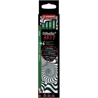 282/6-21-3-20-LAPIZ STABILO OTHELLO ARTY LINE C/6 precio por 6 unidades