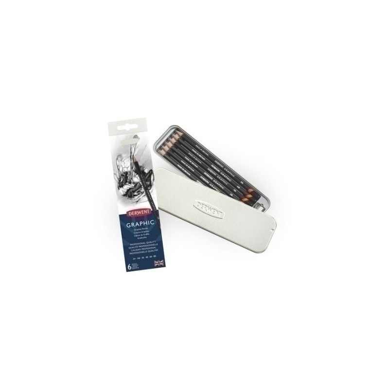 700835-LAPICES GRAFITO DERWENT (6B-2H) C/6 precio por 1 unidades