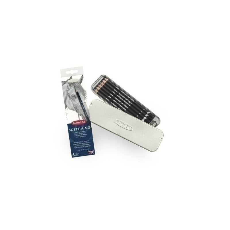 700836-LAPICES GRAFITO DERWENT (HB-2B-4B) C/6 precio por 1 unidades