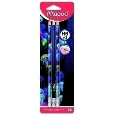 851809-LAPIZ MAPED DEEPSEA - HB B/6 precio por 1 unidades