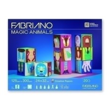 S0400010-BLOC FABRIANO MANUAL. 20h. MAGIC ANIMAL precio por 1 unidades