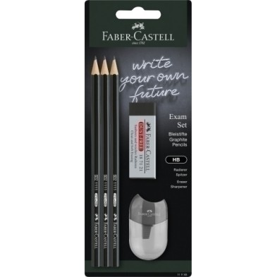 111183-LAPIZ FABER 1111 - HB SET para EXAMEN precio por 10 unidades