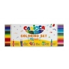 45181-SET CARIOCA COLORING 65 PZAS. precio por 1 unidades