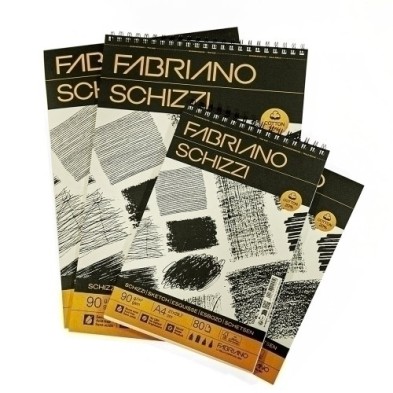 F19100716-BLOC DIBUJO FABRIANO SCHIZZI ENCOL. A4 9 precio por 5 unidades