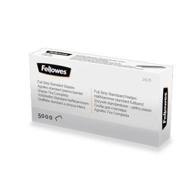 5117501-GRAPAS FELLOWES 26/6 TIRA COMP.C/5000 precio por 5 unidades