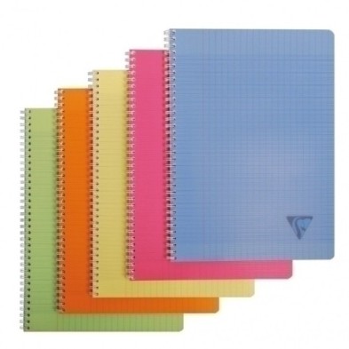 598723C-BLOCK CLAIREF. PP NEON MICRO A4 120 5x5 precio por 15 unidades