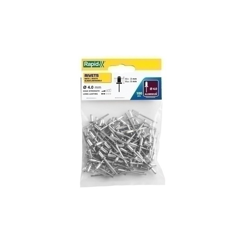 5000378-REMACHES RAPID REM.ø4/ 8 ALU.cj.100 precio por 1 unidades