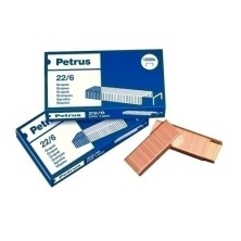 55721-GRAPAS PETRUS 22/6 COBR. cj.1000 precio por 1 unidades