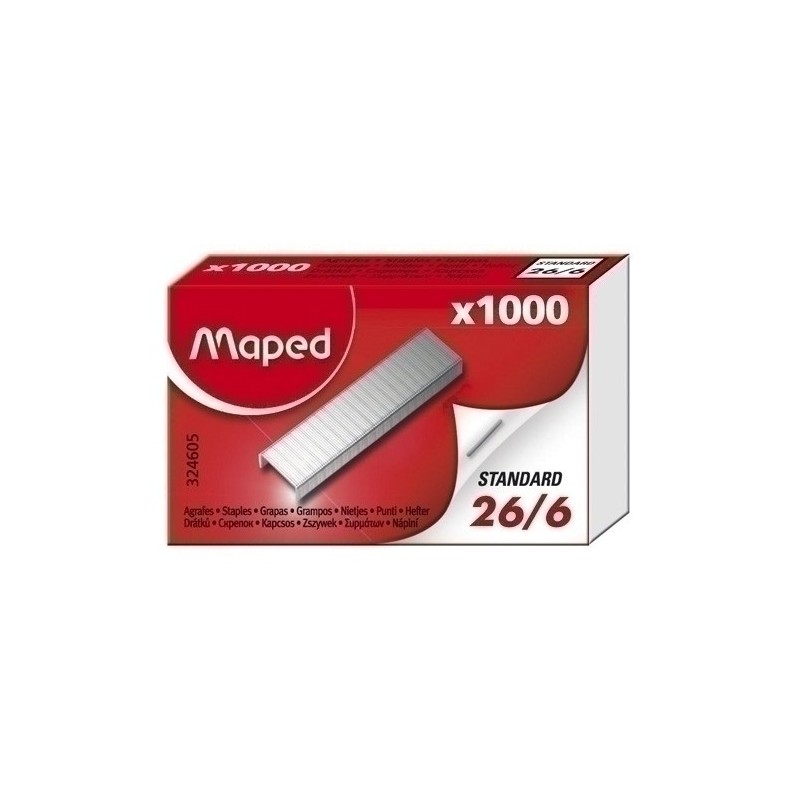 324605-GRAPAS MAPED 26/6 cj.1000 precio por 36 unidades