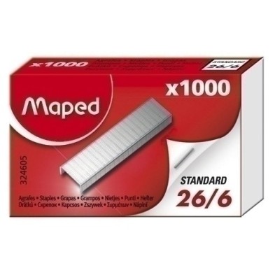 324605-GRAPAS MAPED 26/6 cj.1000 precio por 36 unidades
