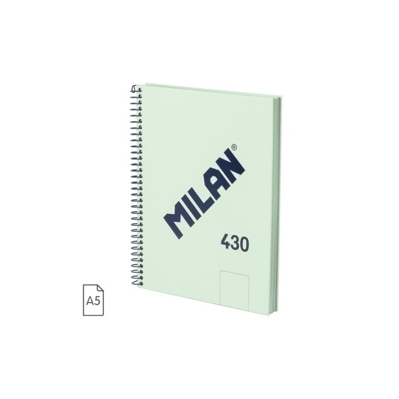 57151E80GR-BLOC MILAN 430 A5 80h LISO VERDE precio por 3 unidades
