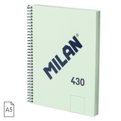 57151E80GR-BLOC MILAN 430 A5 80h LISO VERDE precio por 3 unidades