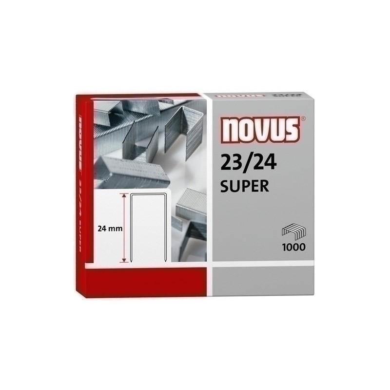 042-0644-GRAPAS NOVUS GRUESOS 23/24 GALV.cj.1000 precio por 1 unidades