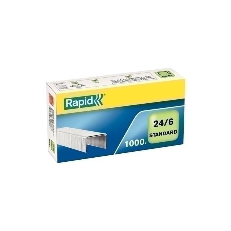 24855600-GRAPAS RAPID STANDARD 24/6 GALV.cj.1000 precio por 1 unidades