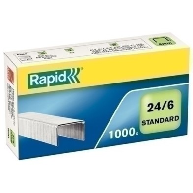 24855600-GRAPAS RAPID STANDARD 24/6 GALV.cj.1000 precio por 1 unidades