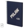 57151E80B-BLOC MILAN 430 A5 80h LISO AZUL precio por 3 unidades