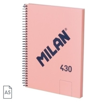 57151E80P-BLOC MILAN 430 A5 80h LISO ROSA precio por 3 unidades
