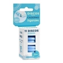 66144010-DISCO CARCHIVO INGENIOX AZUL C/11 precio por 10 unidades