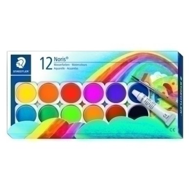 888 NC12-ACUARELAS STAEDTLER NC 12 +BLANCO+pincel precio por 1 unidades
