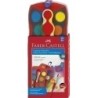 125031/125029-ACUARELAS FABER-CASTELL ESTUC. 24+BLANCO precio por 1 unidades