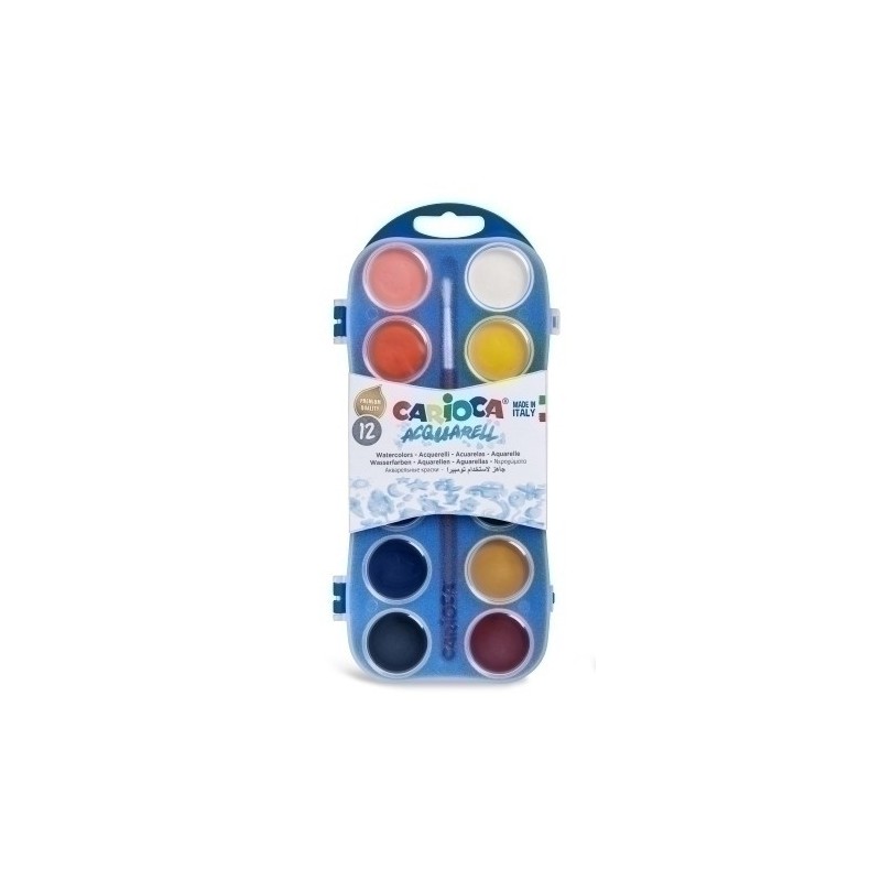 42400-ACUARELAS CARIOCA 30mm ESTUCHE de 12 precio por 1 unidades