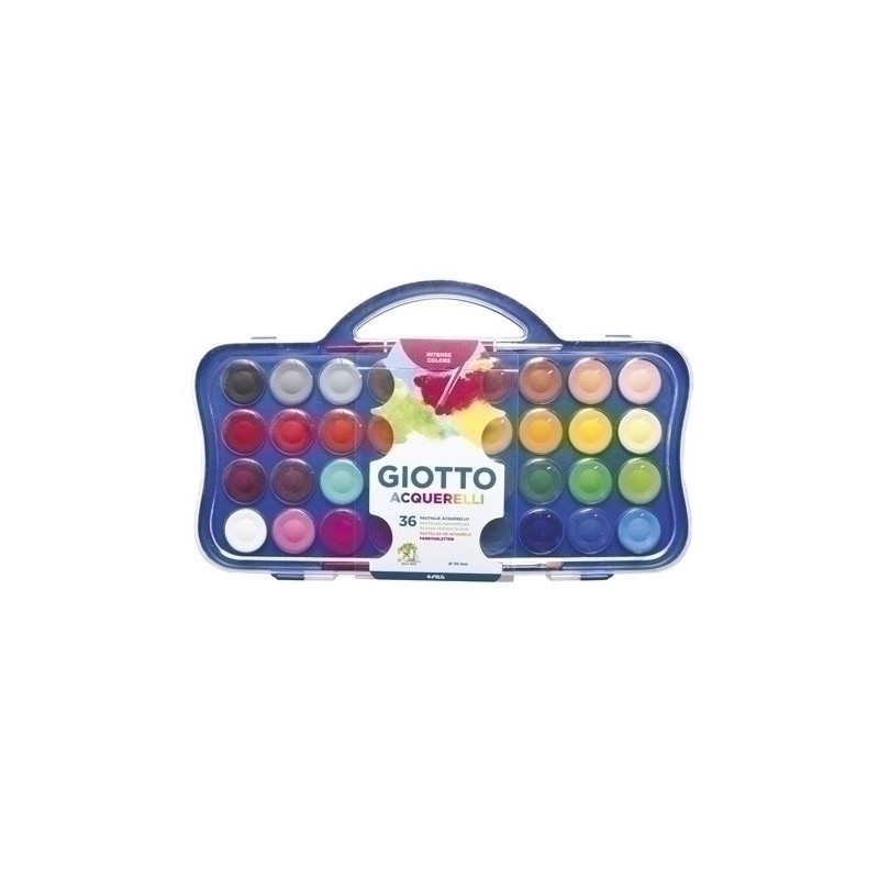 F353600-ACUARELAS GIOTTO  30 mm ESTUCHE 36 precio por 1 unidades