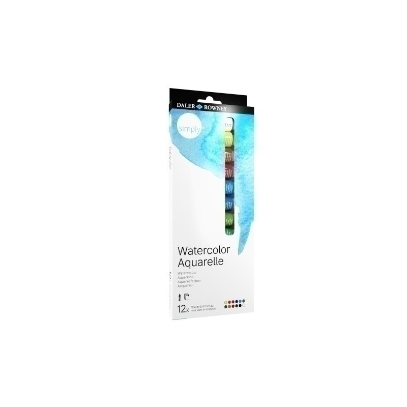 D134500100-ACUARELAS DALER ROWNEY SIMPLY EST.12 precio por 1 unidades