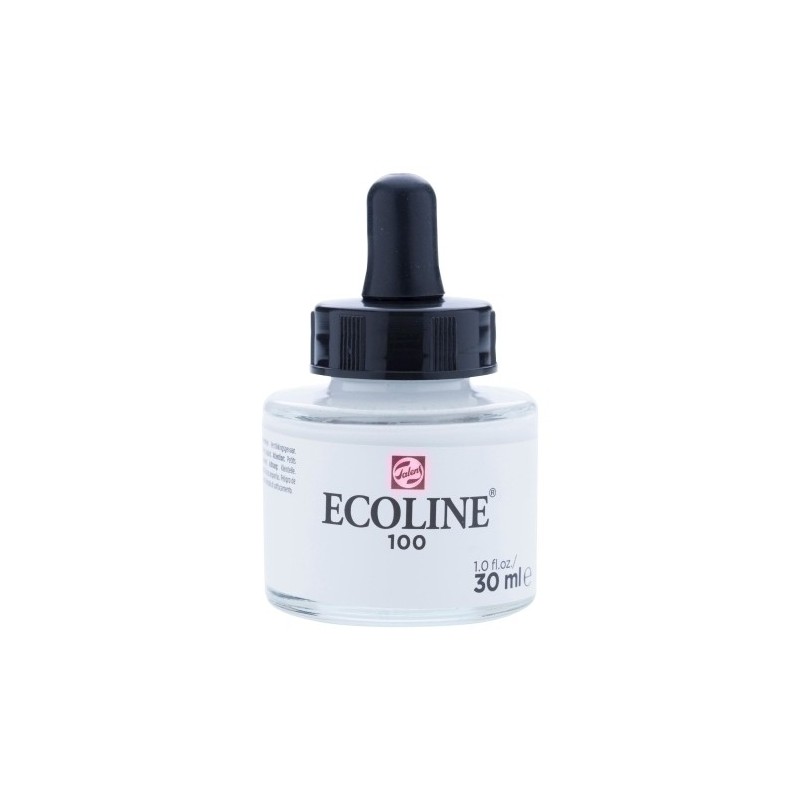 11251001-ACUARELA ECOLINE 30 ml BLANCO precio por 3 unidades