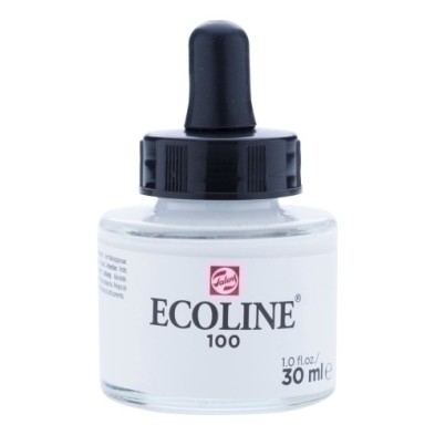 11251001-ACUARELA ECOLINE 30 ml BLANCO precio por 3 unidades