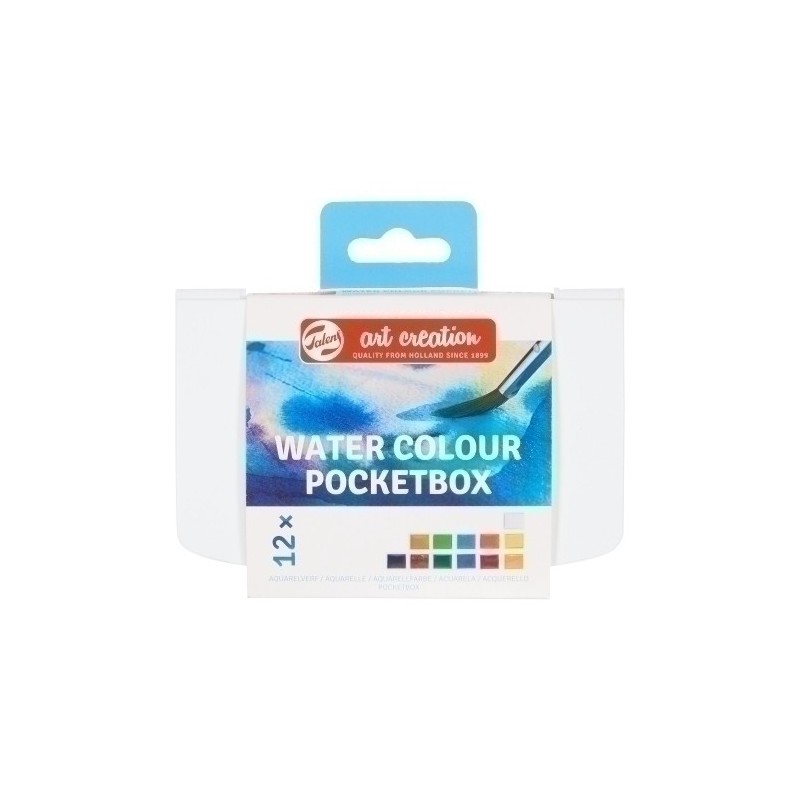 9022112M-ACUARELAS TALENS POCKET ESTUCHE de 12 precio por 1 unidades
