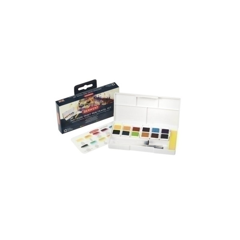2302636-ACUARELAS DERWENT INKTENSE 1 C/12 precio por 1 unidades