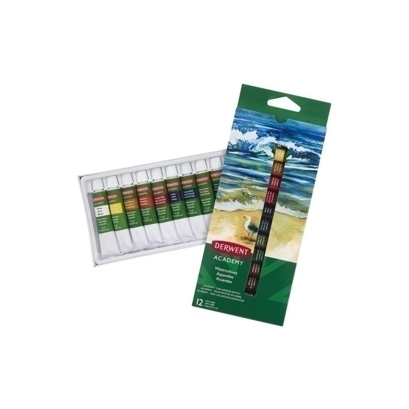 2302404-ACUARELAS DERWENT 12 ml C/12 precio por 1 unidades