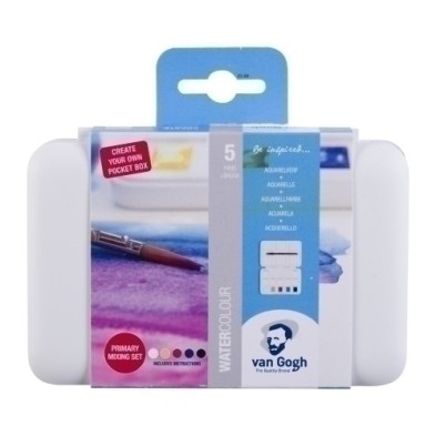 20808605-ACUARELAS VAN GOGH POCKET ESTUCHE de 5 precio por 10 unidades