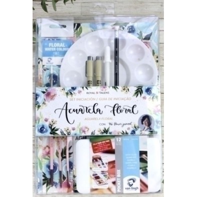PO200060-SET ACUARELA FLORAL VAN GOGH INICIACION precio por 1 unidades