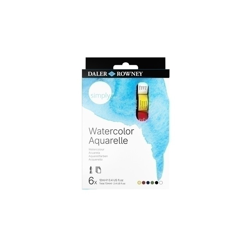 D134500006-ACUARELAS DALER ROWNEY SIMPLY EST.6 precio por 1 unidades