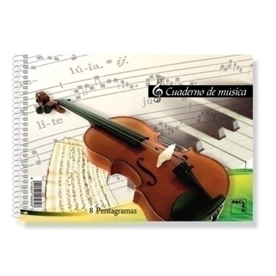 18801/MU8-BLOCK MUSICA PACSA 4º 20h 8 PTG.APD precio por 20 unidades