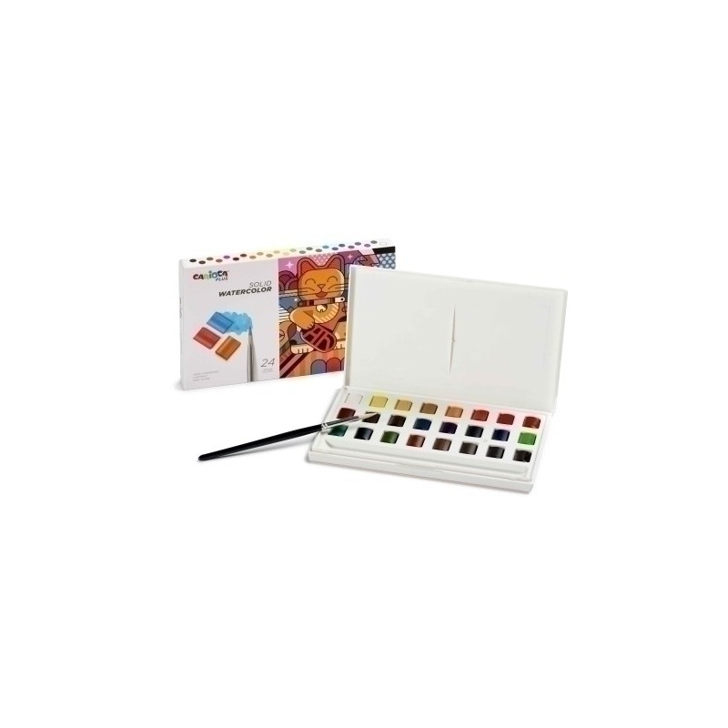 45211-ACUARELAS CARIOCA PLUS CAJA de 24 precio por 1 unidades