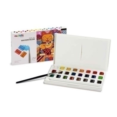 45211-ACUARELAS CARIOCA PLUS CAJA de 24 precio por 1 unidades