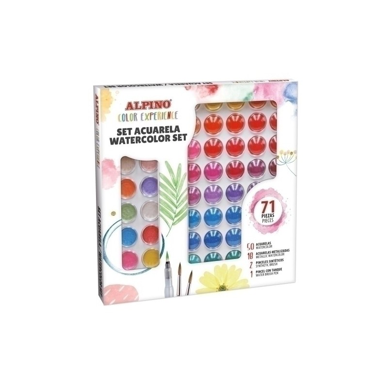 AQ001040-ACUARELAS COLOR EXPERIENCE SET de 71 
 precio por 6 unidades