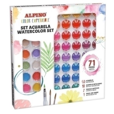 AQ001040-ACUARELAS COLOR EXPERIENCE SET de 71 
 precio por 6 unidades