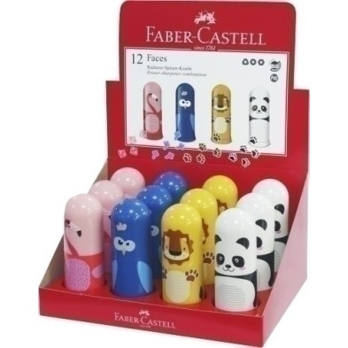 583513-AFILABORRA FABER-CASTELL ANIMALES EXP.12 precio por 1 unidades
