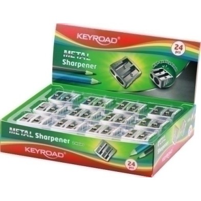 KR971684-AFILALAPIZ METALICO CUÑA KEYROAD DOBL.US precio por 24 unidades