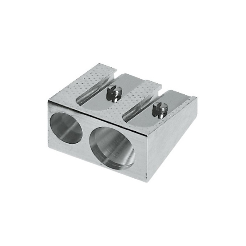 183400-AFILALAPIZ METALICO FABER CUÑA 2 USOS precio por 20 unidades