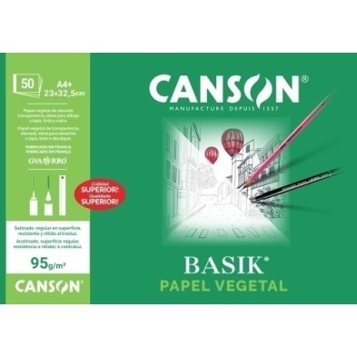 C200400714-BLOC DIBUJO G-C BASIK VEGETAL ENCOL. A4+ precio por 10 unidades