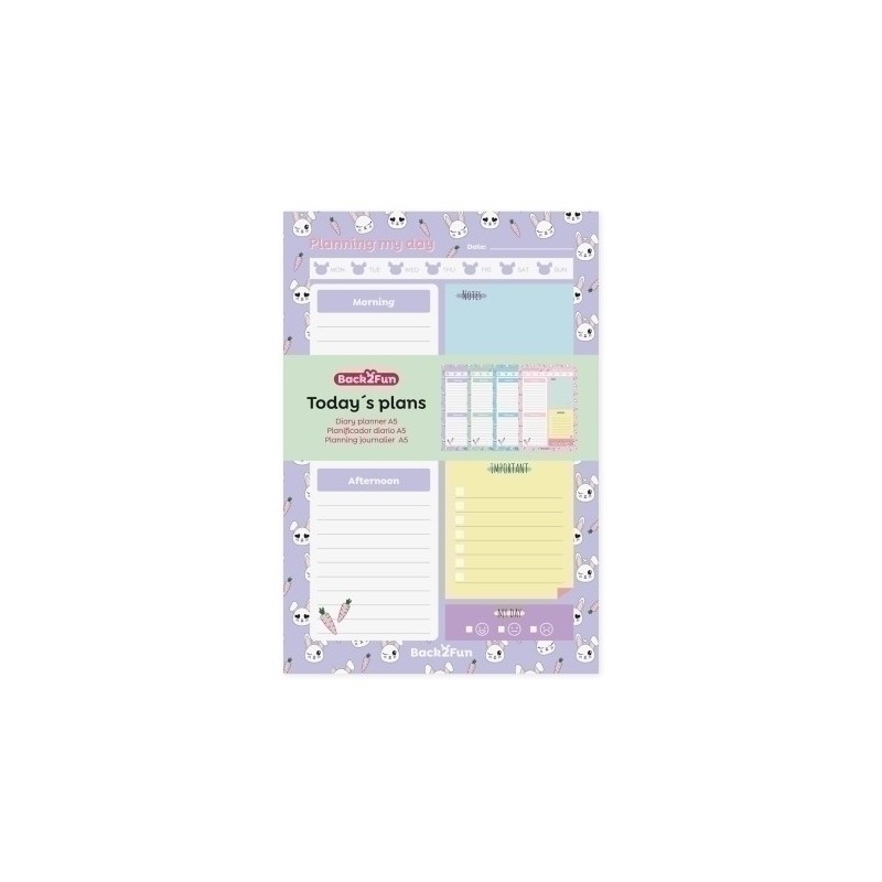 MR28720-PLANIFICADOR BACK2FUN PERPETUO A5 DIARIO precio por 1 unidades