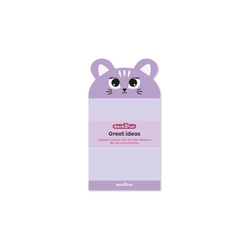 MR28717-BLOC DE NOTAS BACK2FUN GATITA precio por 1 unidades