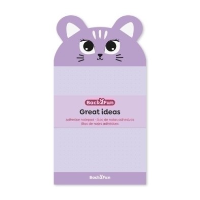MR28717-BLOC DE NOTAS BACK2FUN GATITA precio por 1 unidades