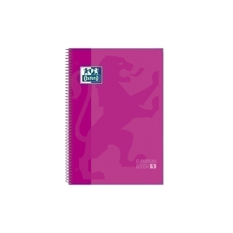 100430270-BLOCK OXF. EU.BOOK 1 A4 80h CD.5 FUCSIA precio por 5 unidades