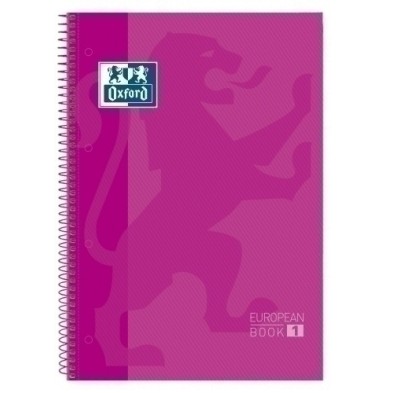 100430270-BLOCK OXF. EU.BOOK 1 A4 80h CD.5 FUCSIA precio por 5 unidades